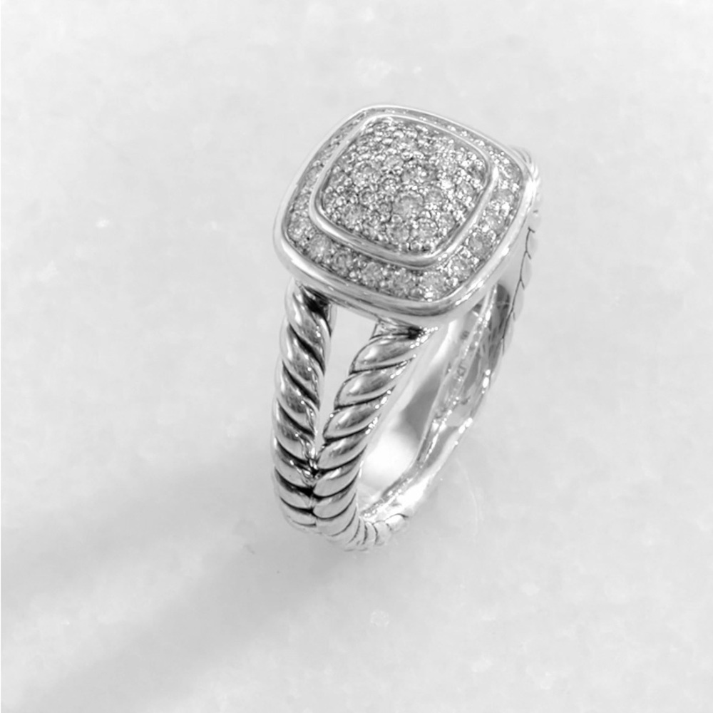 DAVID YURMAN PETITE ALBION DIAMOND RING